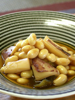 敬老の日★大豆とイカの煮物【動画プラス】-レシピのメイン写真