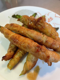 #アスパラガスの#しゃぶ用バラ肉巻き焼き-レシピのメイン写真