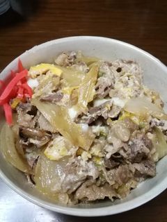 卵とじ牛丼-レシピのメイン写真