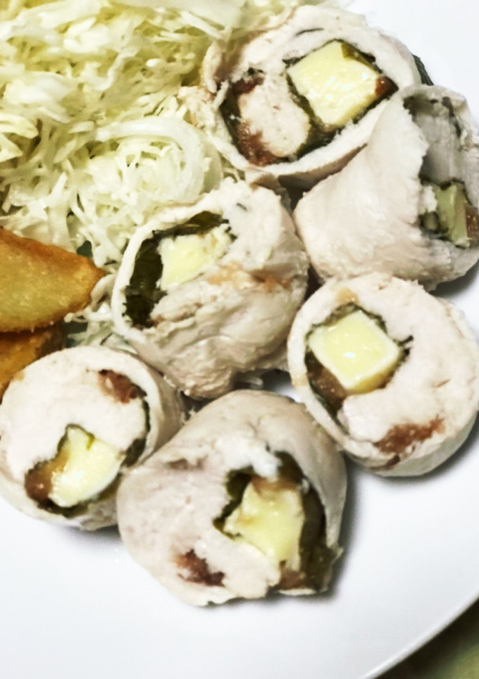 鶏ささみのさっぱり巻き-レシピのメイン写真