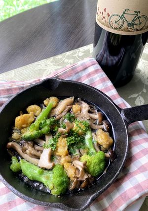ココナッツオイルでひよこ豆のアヒージョ-レシピのメイン写真