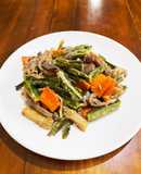 四角豆を使った中華風の炒め物♪