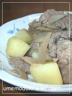 ✿牛肉とゴボウとじゃがいもの時雨煮-レシピのメイン写真