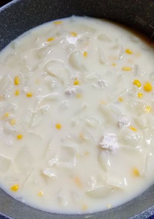 シチュー風豆乳のスープ-レシピのメイン写真