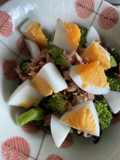 ブロッコリーと茹で卵のサラダ○-レシピのメイン写真