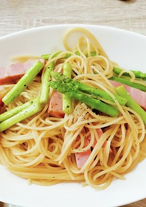 アスパラとベーコンの和風ペペロンチーノ☆-レシピのメイン写真