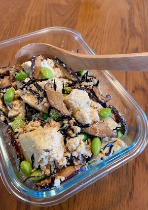 ひじきと豆腐のデパ地下風お惣菜-レシピのメイン写真