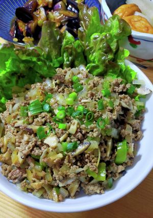 栄養満点!挽き肉ふりかけ-レシピのメイン写真