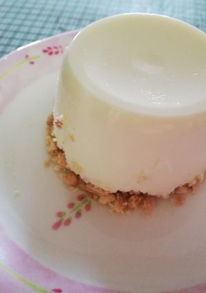 バニラヨーグルトを使ったレアチーズケーキ-レシピのメイン写真