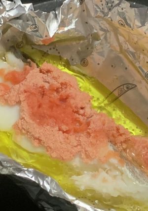 たらと明太子のホイル焼き-レシピのメイン写真