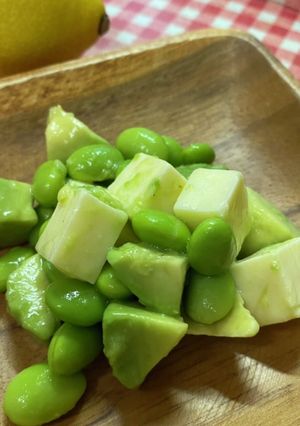 アボカドと枝豆とチーズのレモンサラダ-レシピのメイン写真