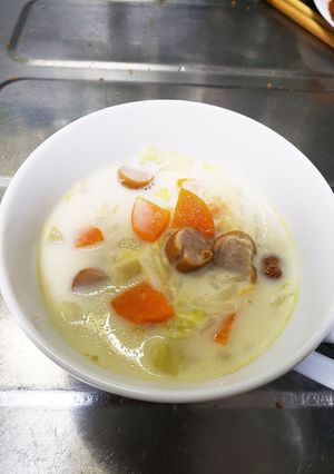子供が喜ぶ豆乳スープ　菊芋入り-レシピのメイン写真