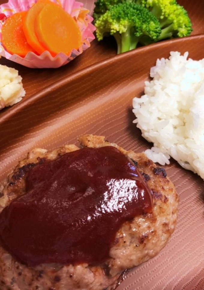 卵不使用☆ふわふわハンバーグ-レシピのメイン写真