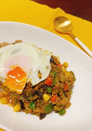 野菜もりもり♡脂質も少ないドライカレー-レシピのメイン写真