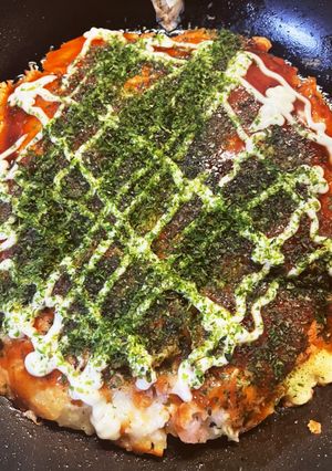 もちもち米粉のお好み焼き-レシピのメイン写真