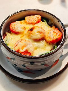 揚げなすとミニトマトのとろとろチーズ焼き-レシピのメイン写真