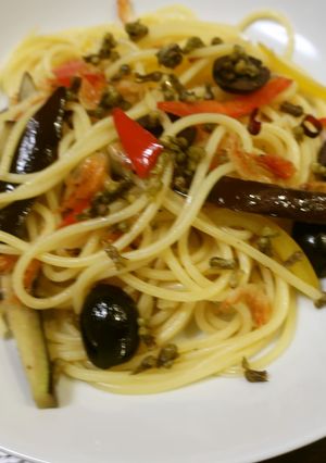 ナスと桜エビのパスタ-レシピのメイン写真