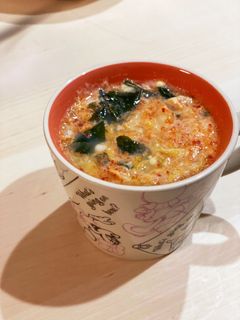 マグで簡単!キムチわかめスープ-レシピのメイン写真