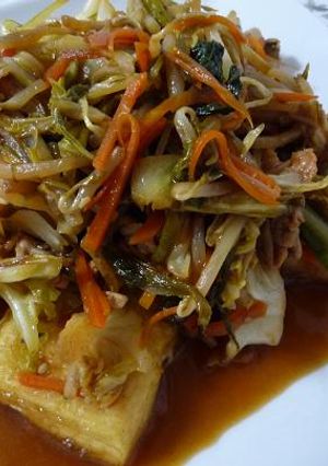 野菜いっぱい豆腐ステーキ-レシピのメイン写真