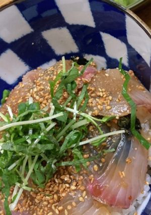カンパチの漬け丼-レシピのメイン写真