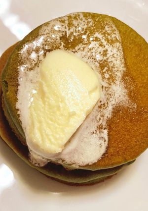 抹茶の米粉パンケーキ-レシピのメイン写真