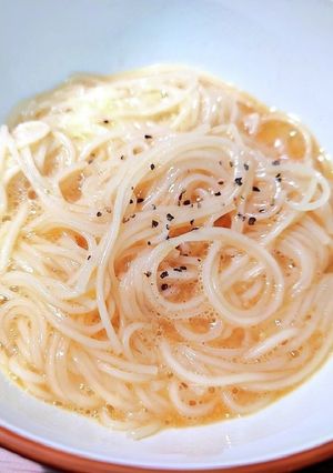 釜玉素麺みたいなやつ-レシピのメイン写真