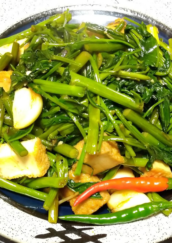 空心菜のタイ風炒め物-レシピのメイン写真