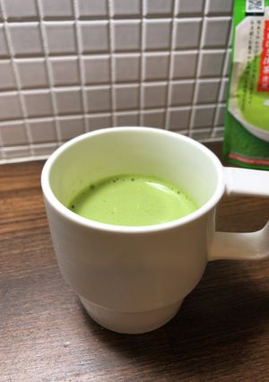 美味しくホットプロテイン♪抹茶ラテ編-レシピのメイン写真