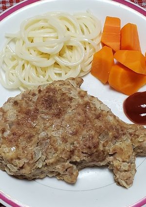アッチとボンのハンバーグ-レシピのメイン写真