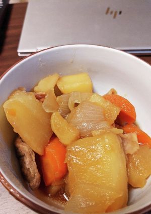 QC 肉じゃが＋大根-レシピのメイン写真
