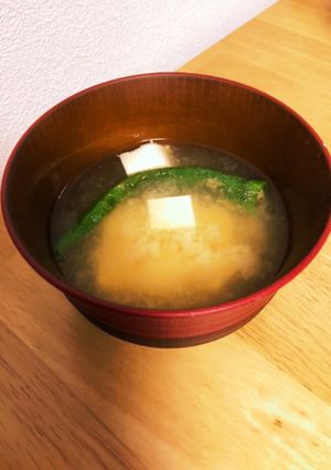 焼きししとうのみそ汁-レシピのメイン写真