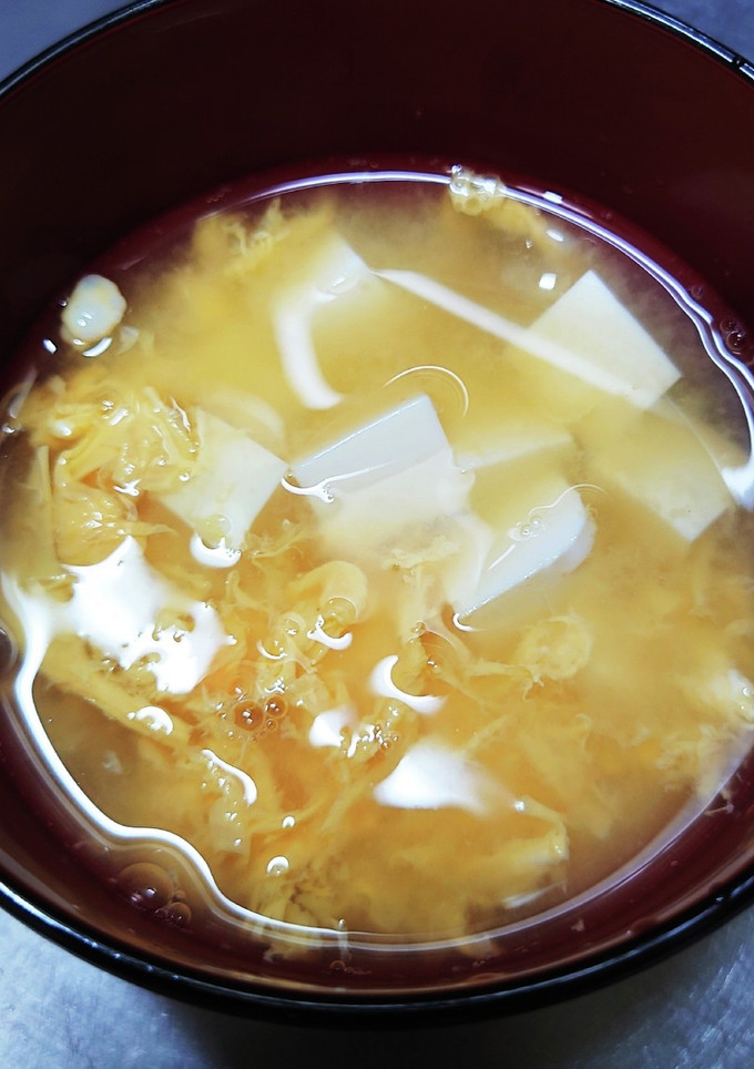 卵と豆腐の簡単和風スープ-レシピのメイン写真
