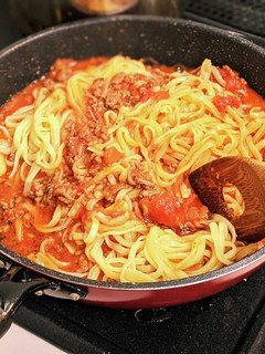 簡単!イタリアンで教わったトマトパスタ-レシピのメイン写真