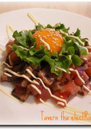 かつおのタタキdeづけユッケ-レシピのメイン写真