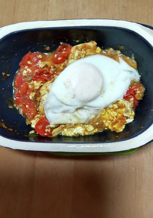魚と目玉焼きのカレー-レシピのメイン写真