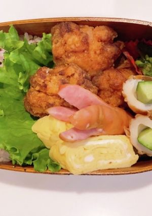 16雑穀米弁当-レシピのメイン写真