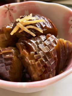生姜でさっぱり☆簡単ナスの揚げ焼き煮浸し-レシピのメイン写真