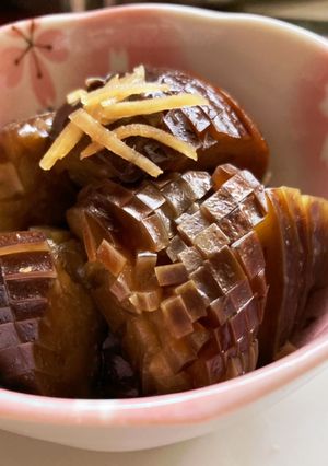生姜でさっぱり☆簡単ナスの揚げ焼き煮浸し-レシピのメイン写真