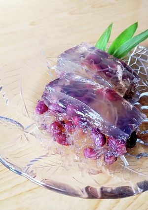 錦糸瓜(そうめんカボチャ)の鹿子ゼリー-レシピのメイン写真