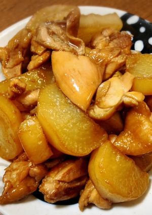 染み染み!簡単!鶏肉と大根と里芋の煮物-レシピのメイン写真