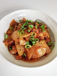 豚バラ肉と大根の韓国風炒め煮-レシピのメイン写真