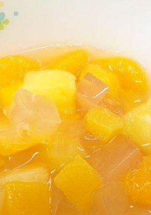 南房総市給食◆フルーツ寒天-レシピのメイン写真