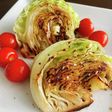 ウケがいいキャベツとミニトマトの焼いたん