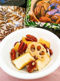 蓮根と厚揚げのピーカン煮-レシピのメイン写真