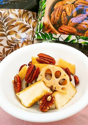蓮根と厚揚げのピーカン煮-レシピのメイン写真