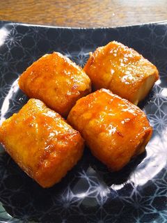 厚揚げの肉巻の照り焼き-レシピのメイン写真