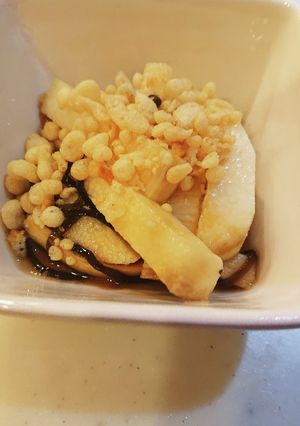 長いもの天かすめんつゆ和え-レシピのメイン写真