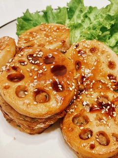 大葉香るレンコンのはさみ焼き-レシピのメイン写真