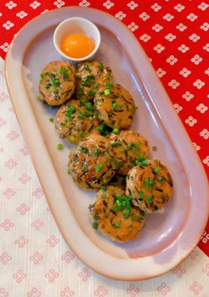 ひじき入りつくね焼き-レシピのメイン写真