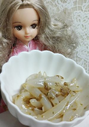 リカちゃん♡イカそうめんジェノベーゼ和え-レシピのメイン写真